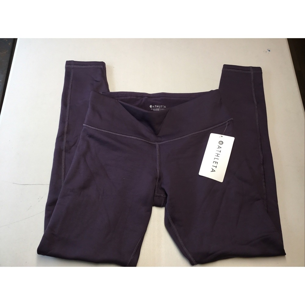 Athleta Primaloft Alpine Valley Fleece Lined Tight Legging Regal Plum Size S